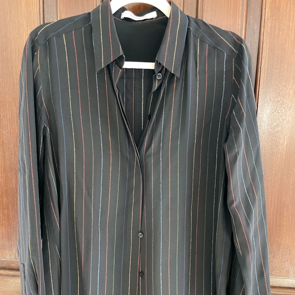 Givenchy Silk Striped Blouse
